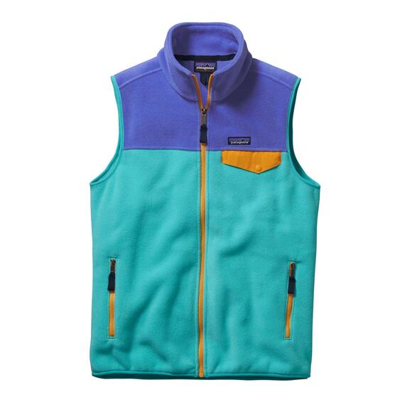 Patagonia | Men | Synchilla Snap-T Retro Colorblock Cozy Fleece Vest | Large - Picture 14 of 14